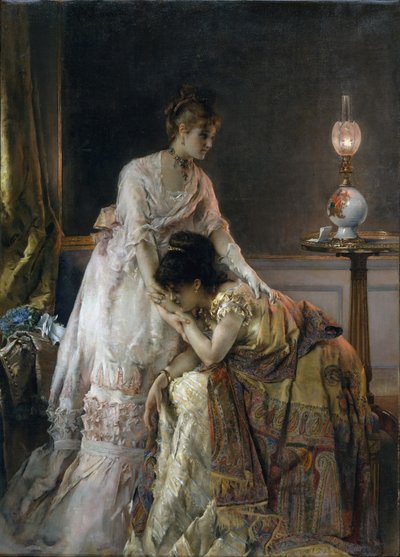 Après le bal - Alfred Emile Stevens